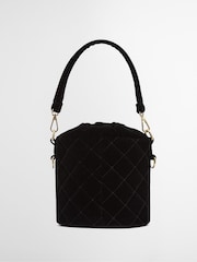 Barbour® International Mini Balham Black Tot Bag - Image 2 of 8