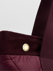Barbour® Red Healy Quilted Tote Bag - Image 10 of 11