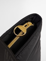 Barbour® International Black Monaco Quilt Logo Tote Bag - Image 8 of 9