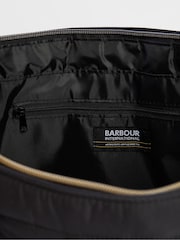 Barbour® International Black Monaco Quilt Logo Tote Bag - Image 9 of 9