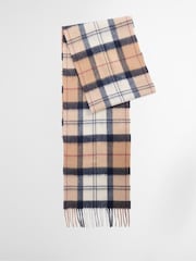 Barbour® Brown Tartan Scarf - Image 2 of 7