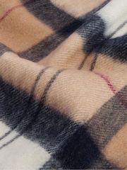 Barbour® Brown Tartan Scarf - Image 5 of 7