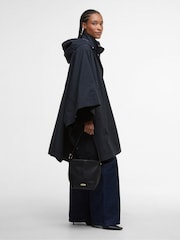 Barbour® Black Cedar Leather Bucket Bag - Image 5 of 9