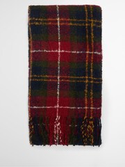 Barbour® Red Saltburn Pom Beanie Hat & Scarf Gift Box Set - Image 3 of 9