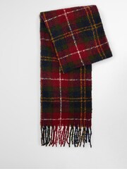 Barbour® Red Saltburn Pom Beanie Hat & Scarf Gift Box Set - Image 4 of 9