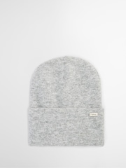 Barbour® Grey Winona Beanie Hat & Scarf Gift Box Set - Image 3 of 7