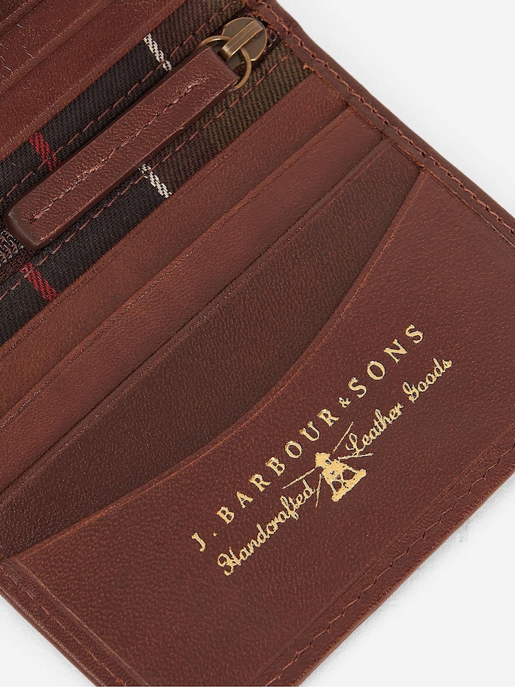 Barbour® Brown Colwell Billfold Wallet - Image 2 of 6
