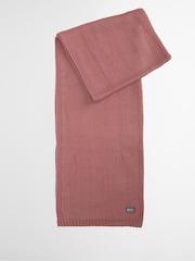 Barbour® International Pink Juliana Beanie Hat & Scarf Gift Box Set - Image 5 of 8