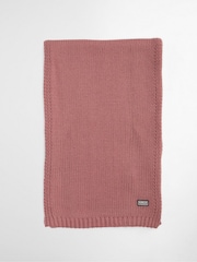 Barbour® International Pink Juliana Beanie Hat & Scarf Gift Box Set - Image 6 of 8