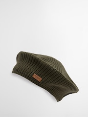 Barbour® Green Beldon Knitted Cap - Image 1 of 6
