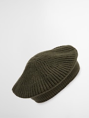 Barbour® Green Beldon Knitted Cap - Image 5 of 6