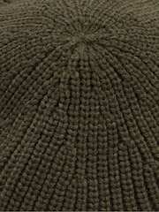 Barbour® Green Beldon Knitted Cap - Image 6 of 6
