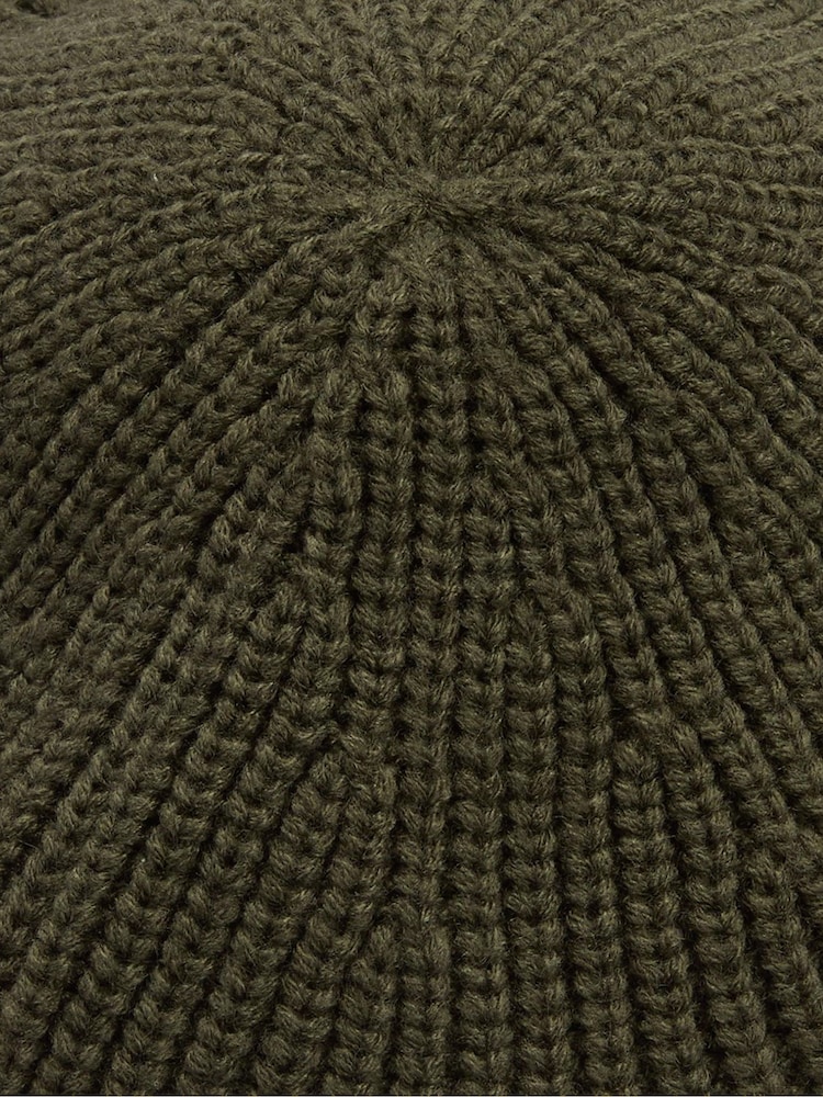 Barbour® Green Beldon Knitted Cap - Image 6 of 6