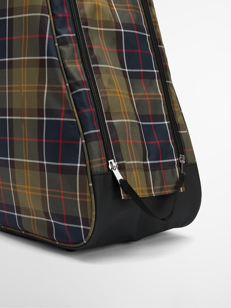 Buy Barbour® Green Tartan Tall Wellington Boot Bag from the Next
