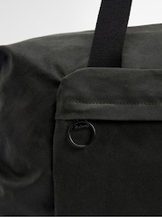Barbour® Green Tartan Field Wax Holdall Bag - Image 6 of 7