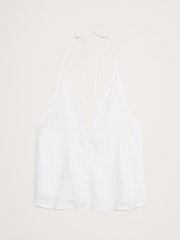 Blanco - Banana Republic Linen Halter Top - Imagen 4 de 4