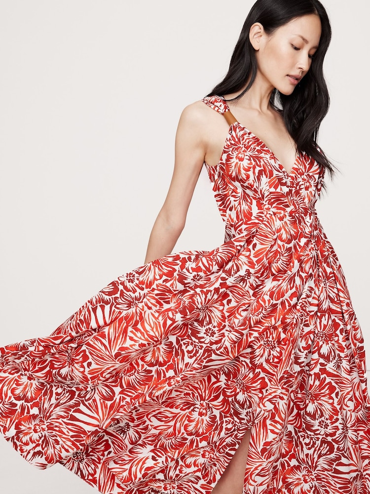 forest maxi dress Forest Green Silk Tiered Maxi Dress