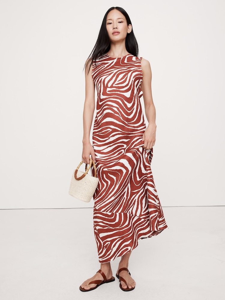 banana republic brown linen dress 12 Season Color Analysis | Indigo Tones