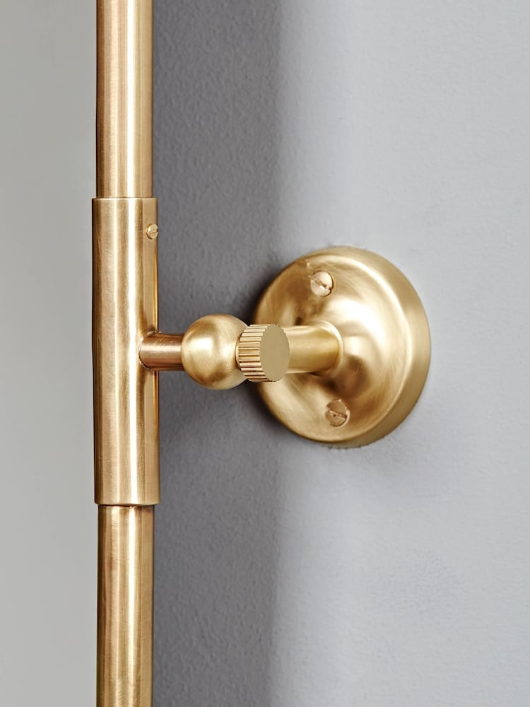 Cox & Cox Brass French Rectangle Wall Mirror - Image 2 of 3