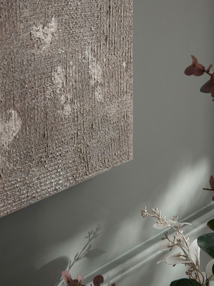 Cox & Cox Blue Abstract Breaking Waves Canvas Wall Art - Image 2 of 4