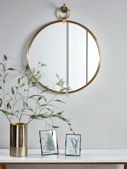 Cox & Cox Brass Aura Mirror - Image 1 of 2