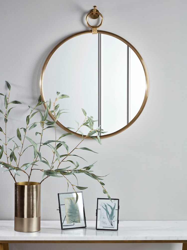 Cox & Cox Brass Aura Mirror - Image 1 of 2