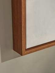 Cox & Cox Set of 2 White Grey Blossom Canvas Wall Art - Image 4 of 5