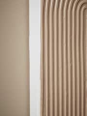 Cox & Cox White Blush Textured Layered Arch Canvas Wall Art - Image 4 of 4