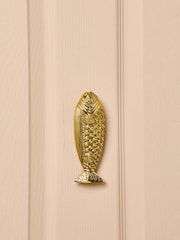 Oliver Bonas Gold Fish Metal Door Knocker - Image 1 of 6