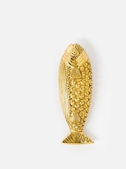 Oliver Bonas Gold Fish Metal Door Knocker - Image 5 of 6
