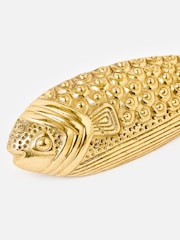 Oliver Bonas Gold Fish Metal Door Knocker - Image 6 of 6