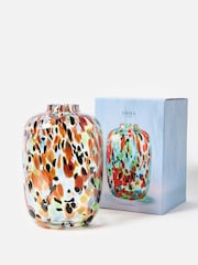 Oliver Bonas Multi Amira Tinted Speckled Glass Vase - Image 2 of 4