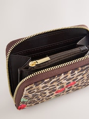 Leopard Print Nylon Midi Purse - Image 3 of 5