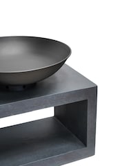 Ivyline Granite Effect Garden Fire Pit And Rectangle Console - Image 3 of 4
