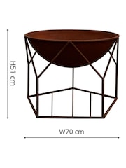 Ivyline Rust Garden Buckingham Fire Pit - Image 3 of 3