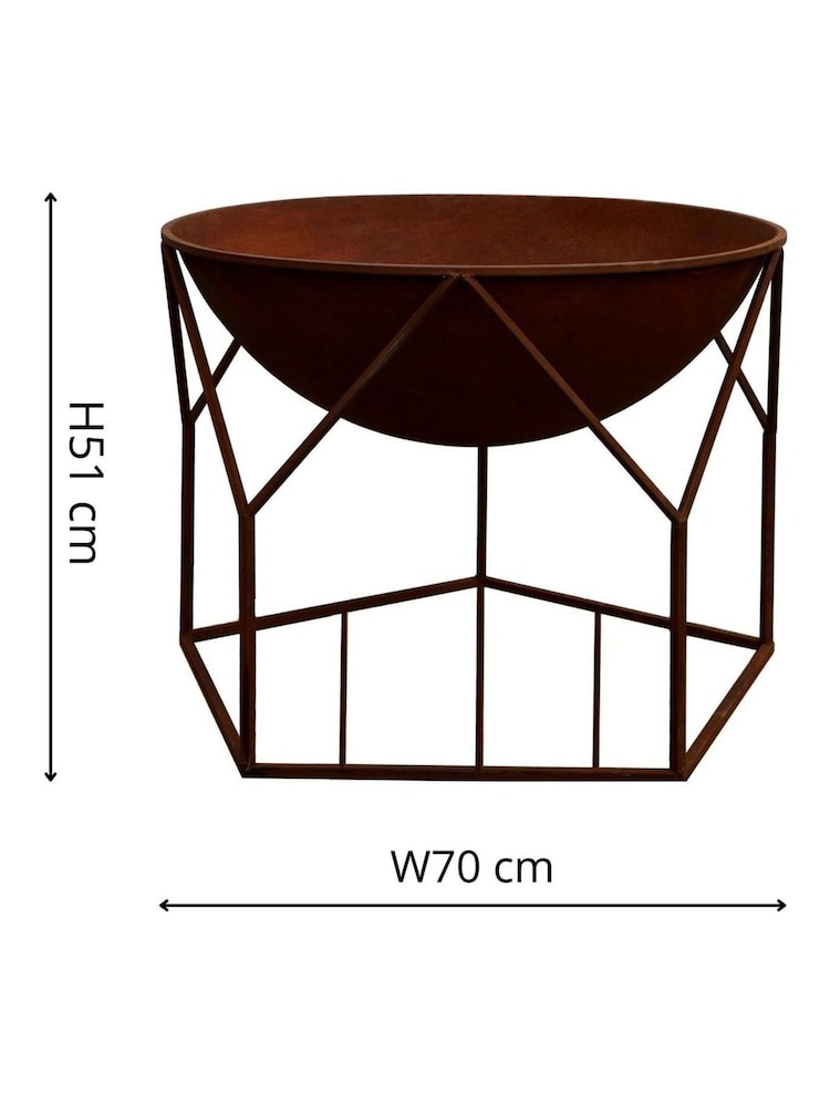 Ivyline Rust Garden Buckingham Fire Pit - Image 3 of 3