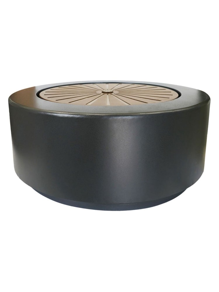 Ivyline Charcoal Aged Copper Solis Large Water Feature with Light Display - Image 2 of 2