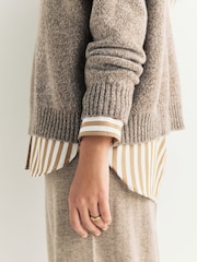 Weekend MaxMara Brown SIBARI Sweater Jumpers - Image 6 of 11