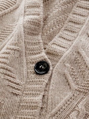 Weekend MaxMara Cream Stallo Cardigan - Image 3 of 5