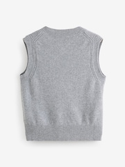 Weekend MaxMara Grey Carlos  Knitted Vest - Image 2 of 6