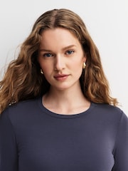 Weekend MaxMara Blue Multie Body Top - Image 6 of 13