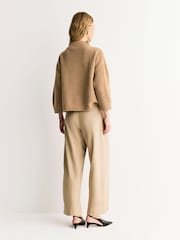 Weekend MaxMara Brown SALITA Jumper - Image 3 of 10