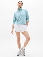 Athleta Blue Seasoft Quarter Zip Sweatshirt - Image 1 of 1