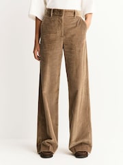 Weekend MaxMara Brown Tania Long Trousers - Image 4 of 12