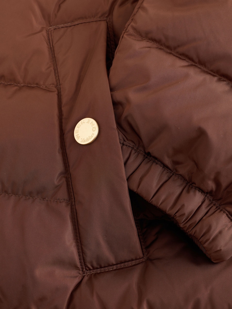 Weekend MaxMara Red CERBERO Quilted Coat - Image 12 of 12