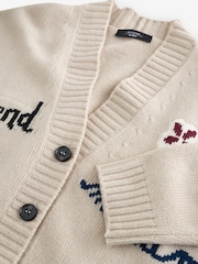 Weekend MaxMara Cream Belgio Cardigan - Image 3 of 6