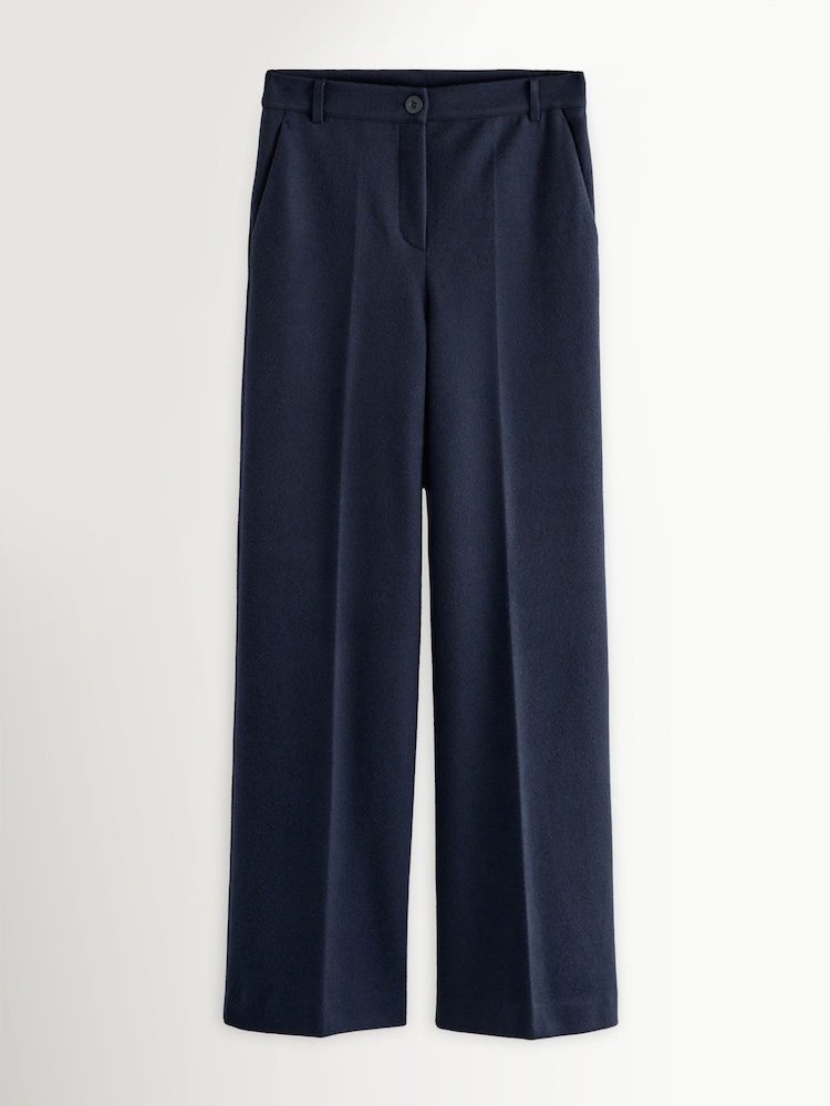 Weekend MaxMara Blue Zelota Jersey Trousers - Image 1 of 4