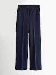 Weekend MaxMara Blue Zelota Jersey Trousers - Image 6 of 9