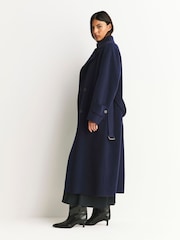 Weekend MaxMara Blue CADINE Coat - Image 3 of 11