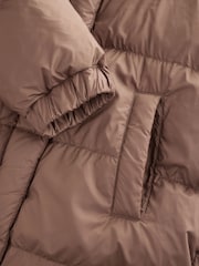 Weekend MaxMara Brown ANFORA Quilted Coat - Image 10 of 11